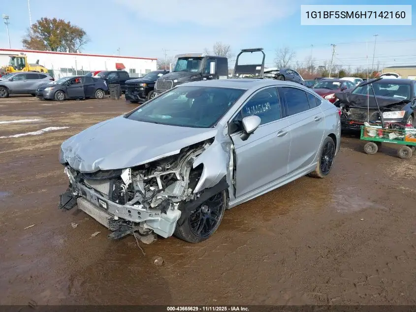 1G1BF5SM6H7142160 2017 Chevrolet Cruze Premier Auto