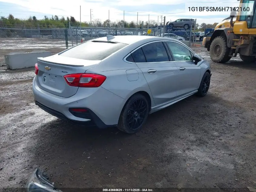 1G1BF5SM6H7142160 2017 Chevrolet Cruze Premier Auto