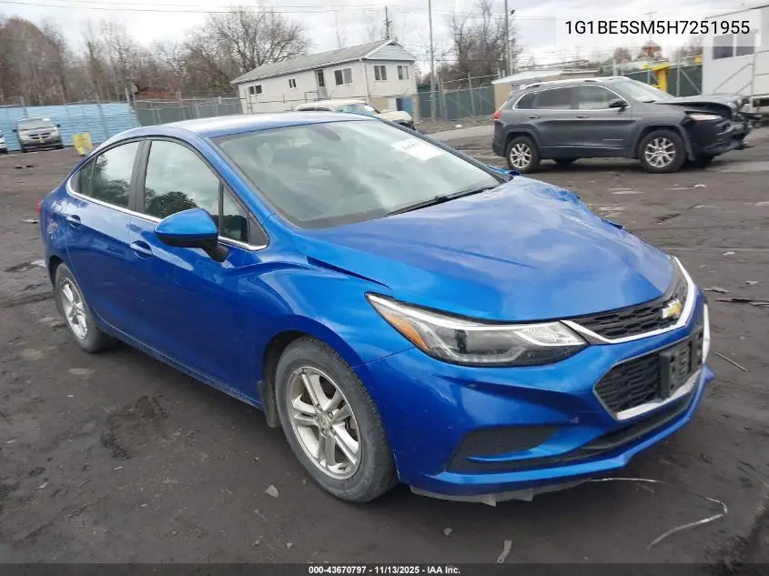 1G1BE5SM5H7251955 2017 Chevrolet Cruze Lt Auto