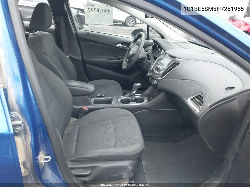 1G1BE5SM5H7251955 2017 Chevrolet Cruze Lt Auto