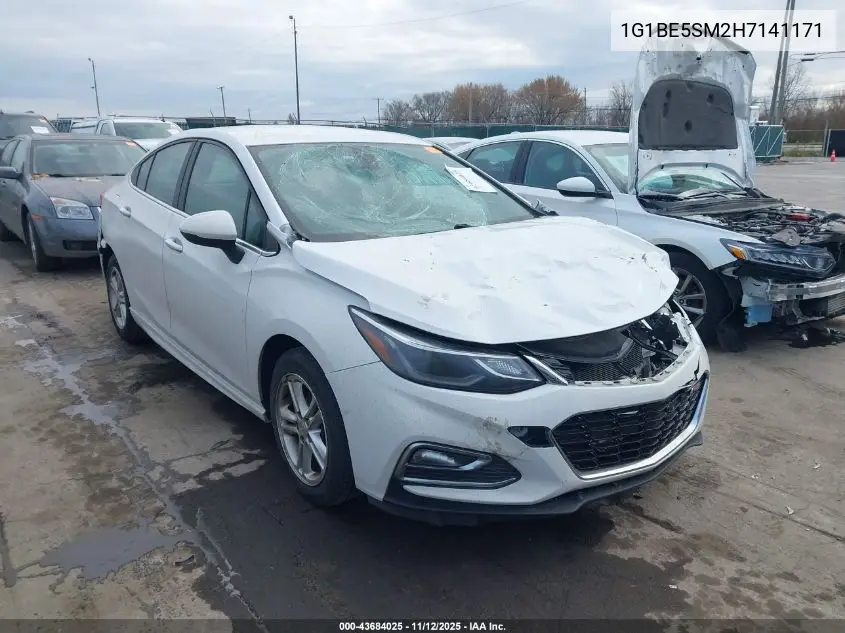 1G1BE5SM2H7141171 2017 Chevrolet Cruze Lt Auto