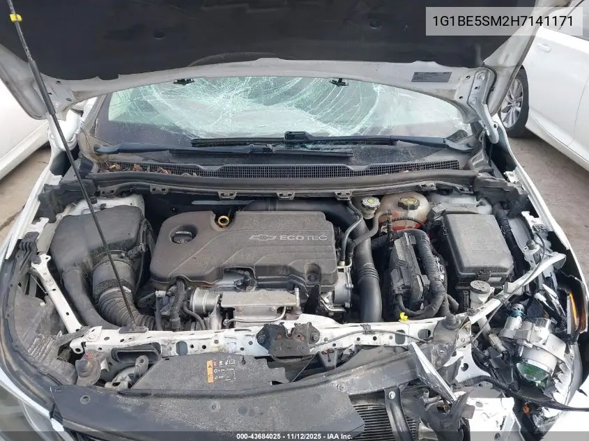 1G1BE5SM2H7141171 2017 Chevrolet Cruze Lt Auto