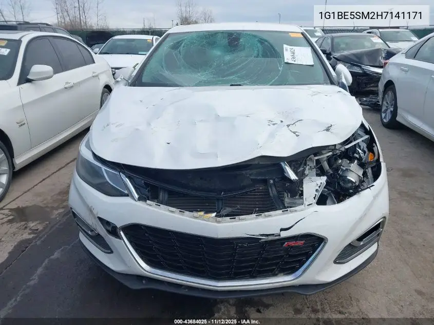 1G1BE5SM2H7141171 2017 Chevrolet Cruze Lt Auto