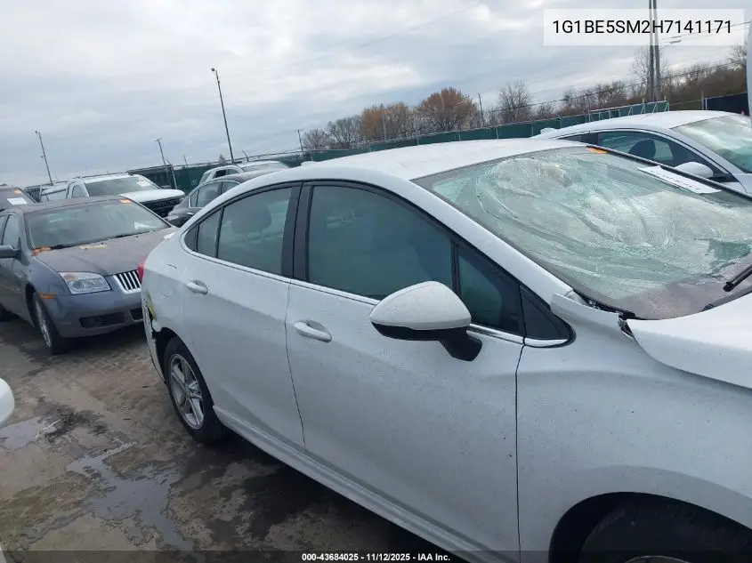 1G1BE5SM2H7141171 2017 Chevrolet Cruze Lt Auto