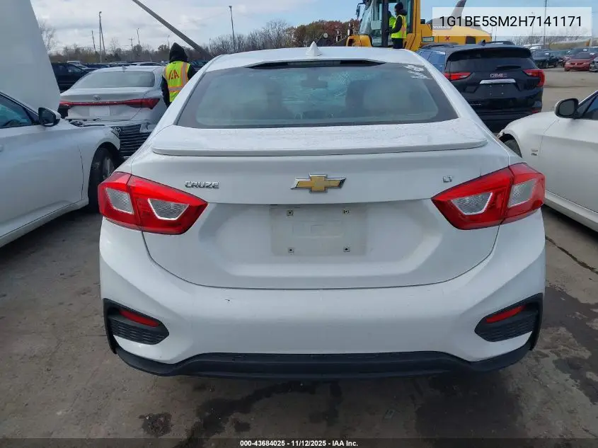 1G1BE5SM2H7141171 2017 Chevrolet Cruze Lt Auto