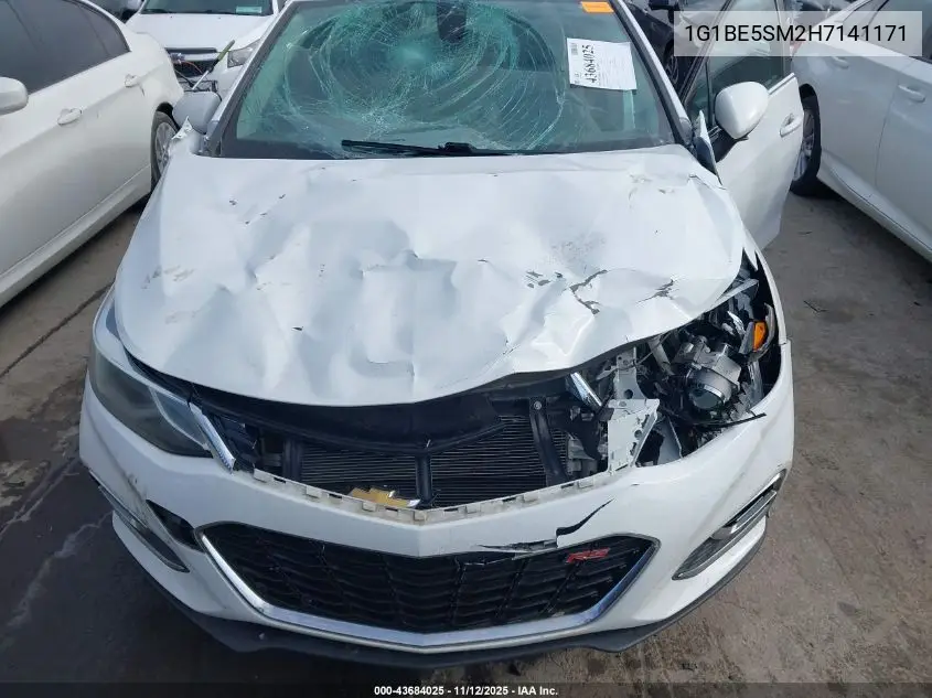 1G1BE5SM2H7141171 2017 Chevrolet Cruze Lt Auto