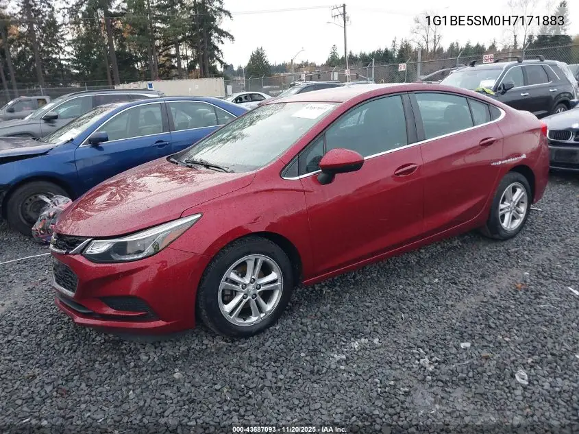 1G1BE5SM0H7171883 2017 Chevrolet Cruze Lt Auto