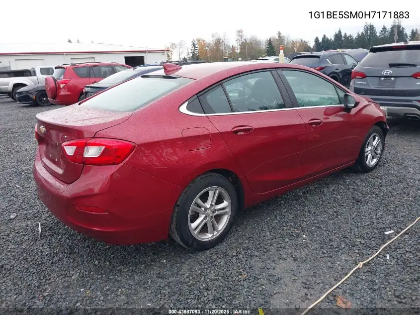 1G1BE5SM0H7171883 2017 Chevrolet Cruze Lt Auto
