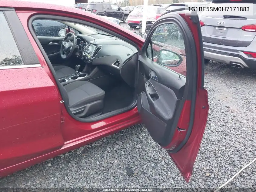 1G1BE5SM0H7171883 2017 Chevrolet Cruze Lt Auto