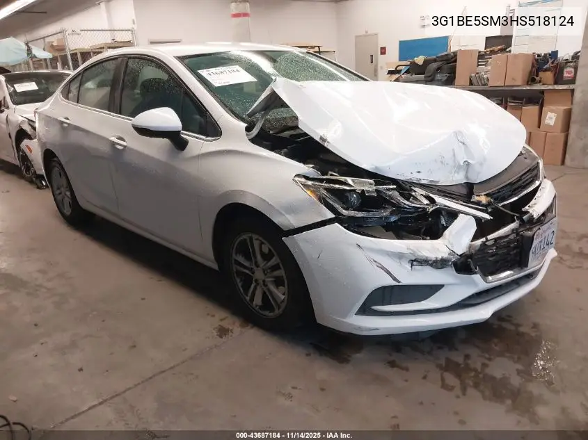 3G1BE5SM3HS518124 2017 Chevrolet Cruze Lt Auto