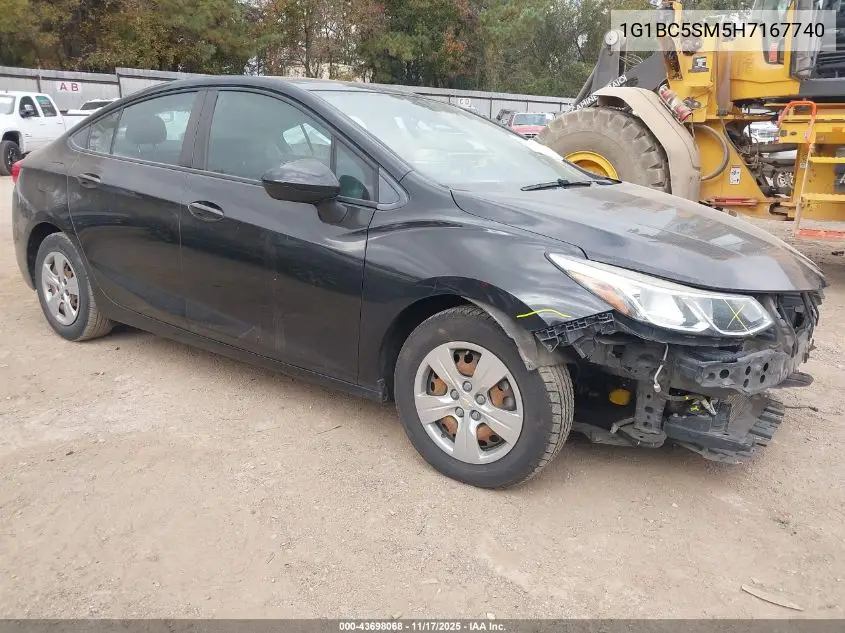 1G1BC5SM5H7167740 2017 Chevrolet Cruze Ls Auto