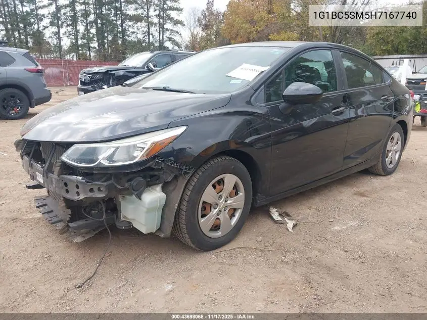 1G1BC5SM5H7167740 2017 Chevrolet Cruze Ls Auto