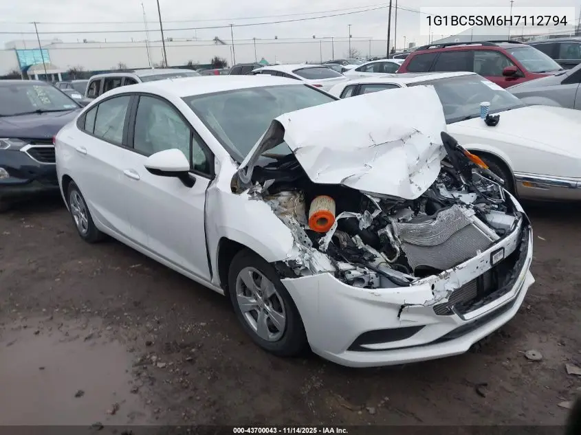 1G1BC5SM6H7112794 2017 Chevrolet Cruze Ls Auto