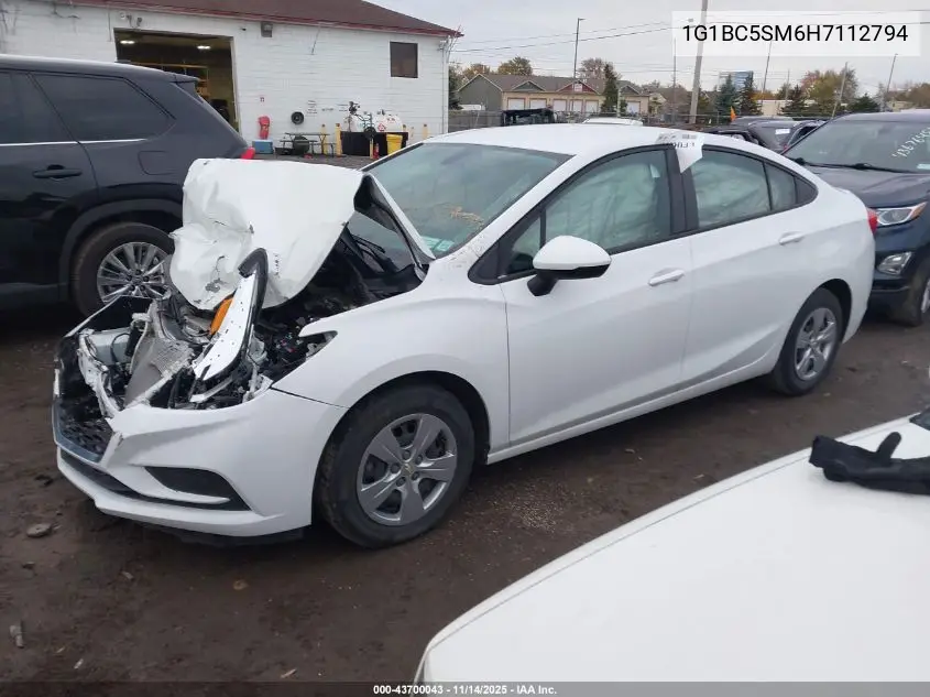 1G1BC5SM6H7112794 2017 Chevrolet Cruze Ls Auto