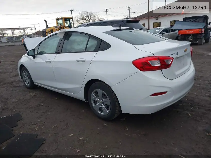 1G1BC5SM6H7112794 2017 Chevrolet Cruze Ls Auto