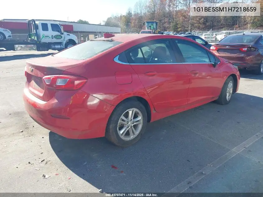 1G1BE5SM1H7218659 2017 Chevrolet Cruze Lt Auto