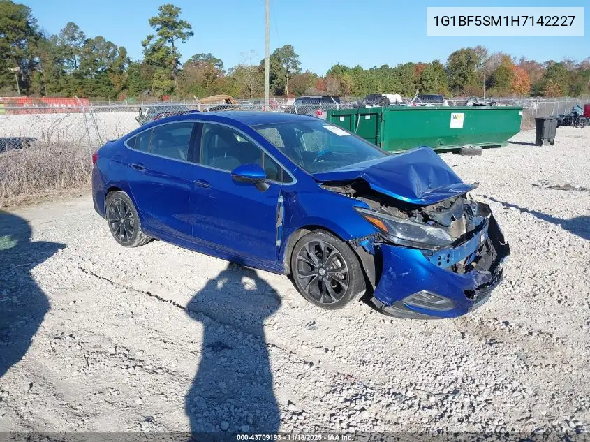 1G1BF5SM1H7142227 2017 Chevrolet Cruze Premier Auto