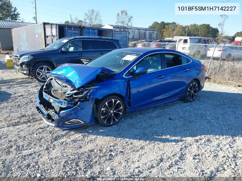 1G1BF5SM1H7142227 2017 Chevrolet Cruze Premier Auto