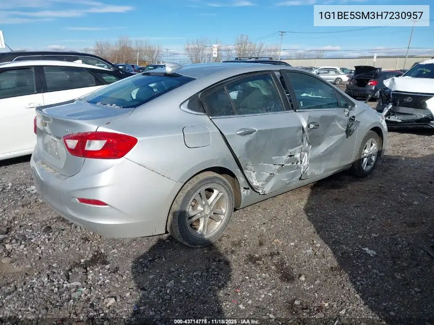 1G1BE5SM3H7230957 2017 Chevrolet Cruze Lt Auto