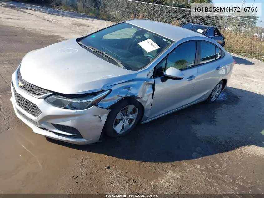 1G1BC5SM6H7216766 2017 Chevrolet Cruze Ls Auto