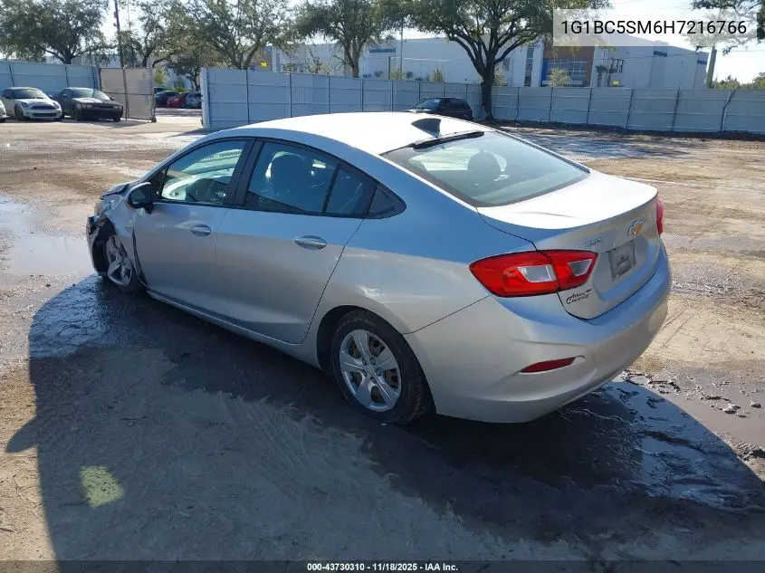 1G1BC5SM6H7216766 2017 Chevrolet Cruze Ls Auto