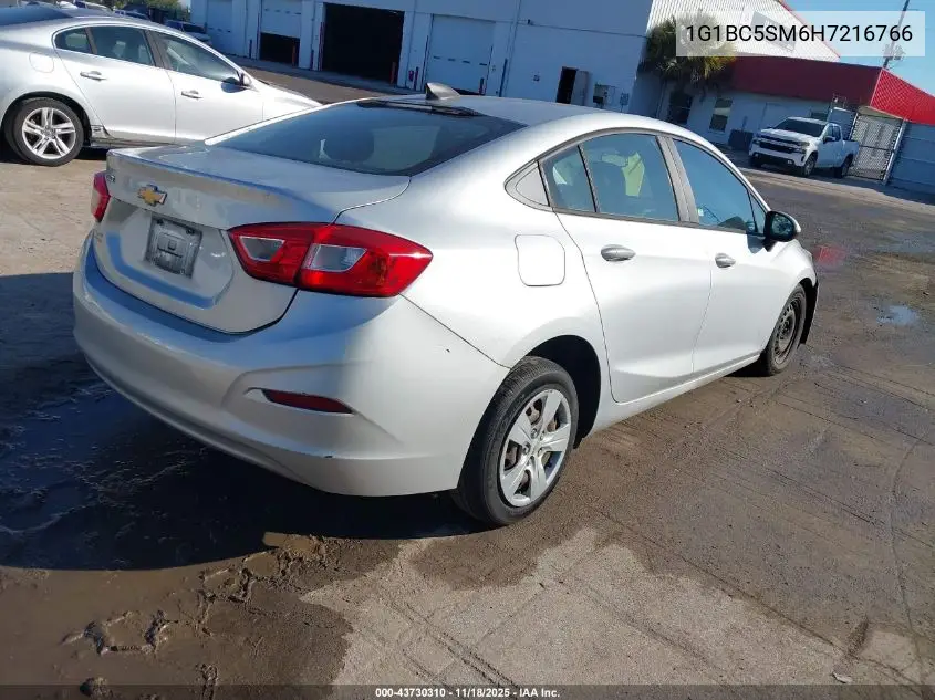 1G1BC5SM6H7216766 2017 Chevrolet Cruze Ls Auto
