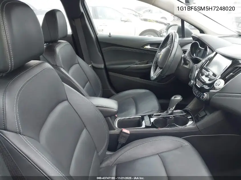 1G1BF5SM5H7248020 2017 Chevrolet Cruze Premier Auto