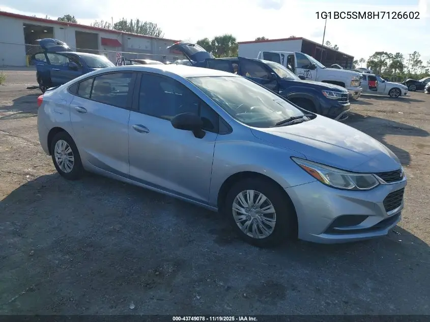 1G1BC5SM8H7126602 2017 Chevrolet Cruze Ls Auto
