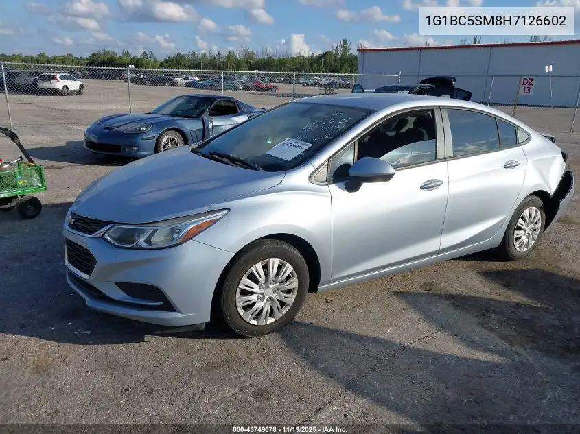 1G1BC5SM8H7126602 2017 Chevrolet Cruze Ls Auto