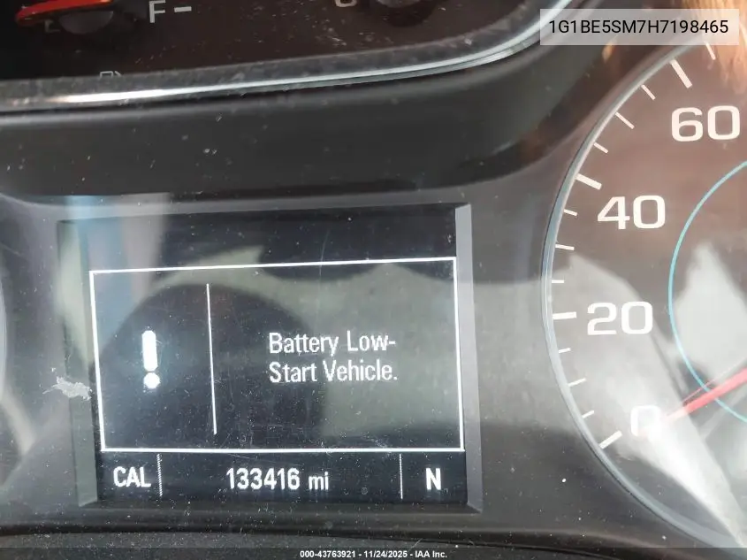 1G1BE5SM7H7198465 2017 Chevrolet Cruze Lt Auto