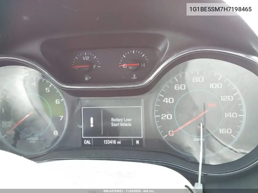 1G1BE5SM7H7198465 2017 Chevrolet Cruze Lt Auto
