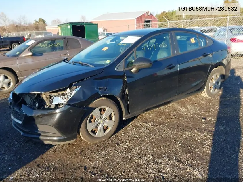 1G1BC5SM0H7230632 2017 Chevrolet Cruze Ls Auto