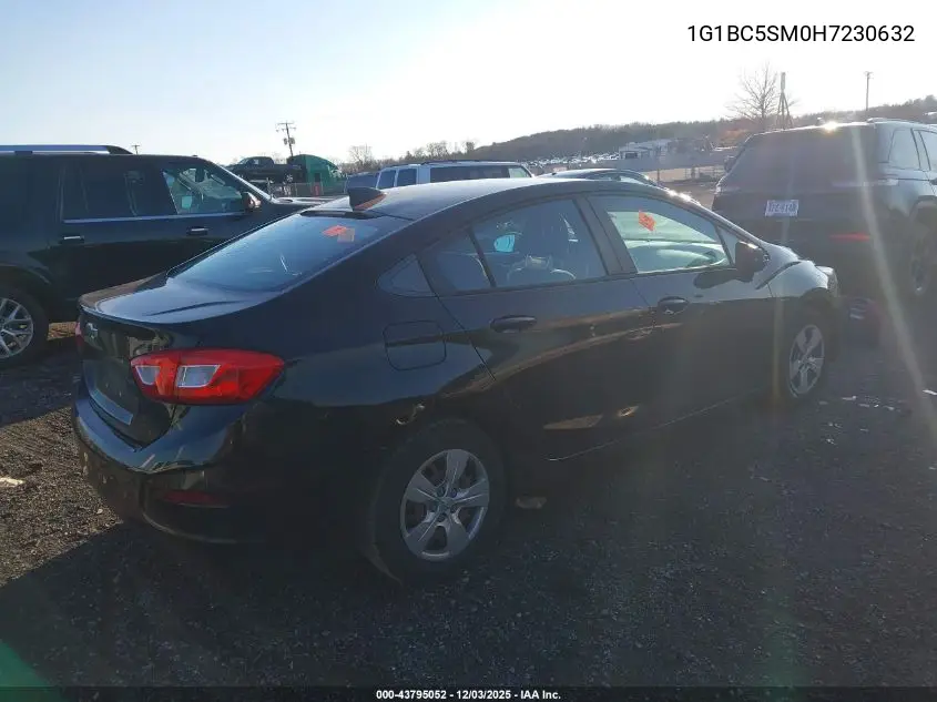 1G1BC5SM0H7230632 2017 Chevrolet Cruze Ls Auto