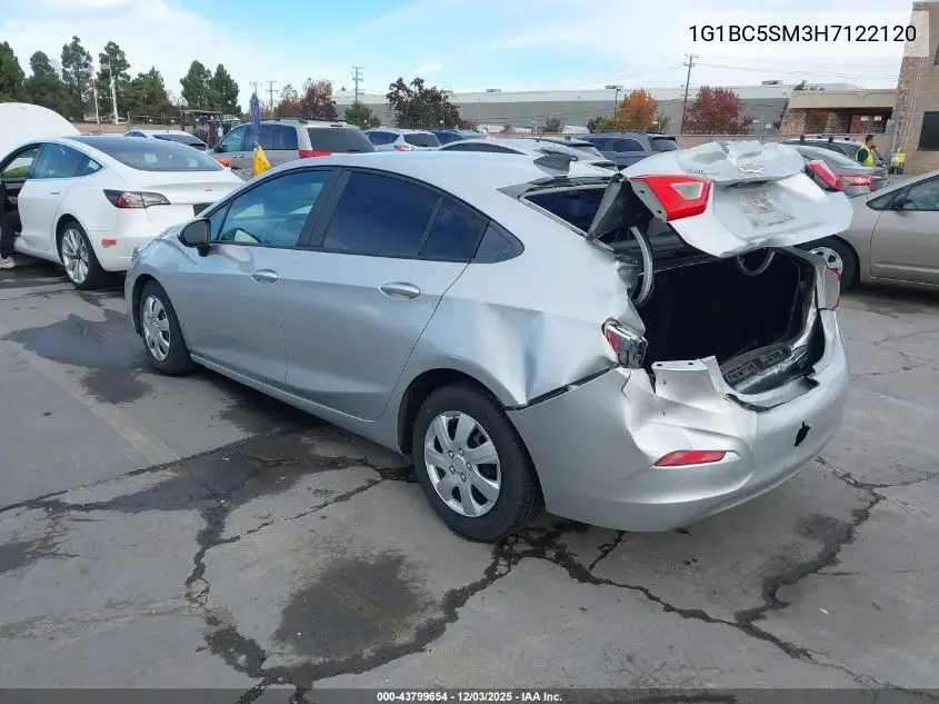 1G1BC5SM3H7122120 2017 Chevrolet Cruze Ls Auto