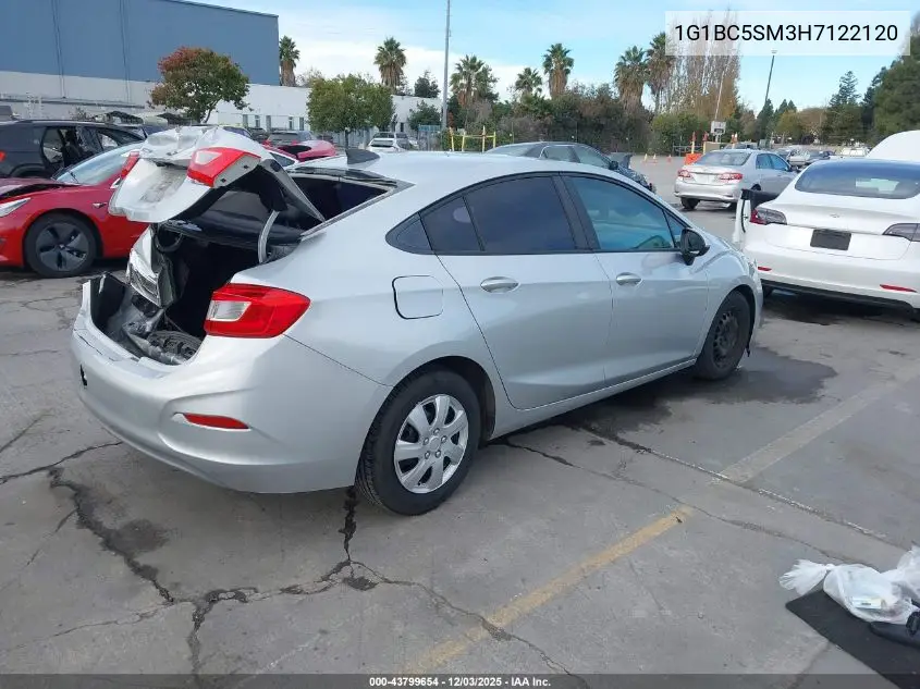 1G1BC5SM3H7122120 2017 Chevrolet Cruze Ls Auto