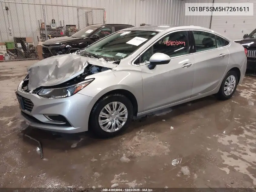 1G1BF5SM5H7261611 2017 Chevrolet Cruze Premier Auto