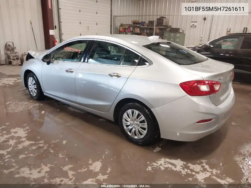 1G1BF5SM5H7261611 2017 Chevrolet Cruze Premier Auto