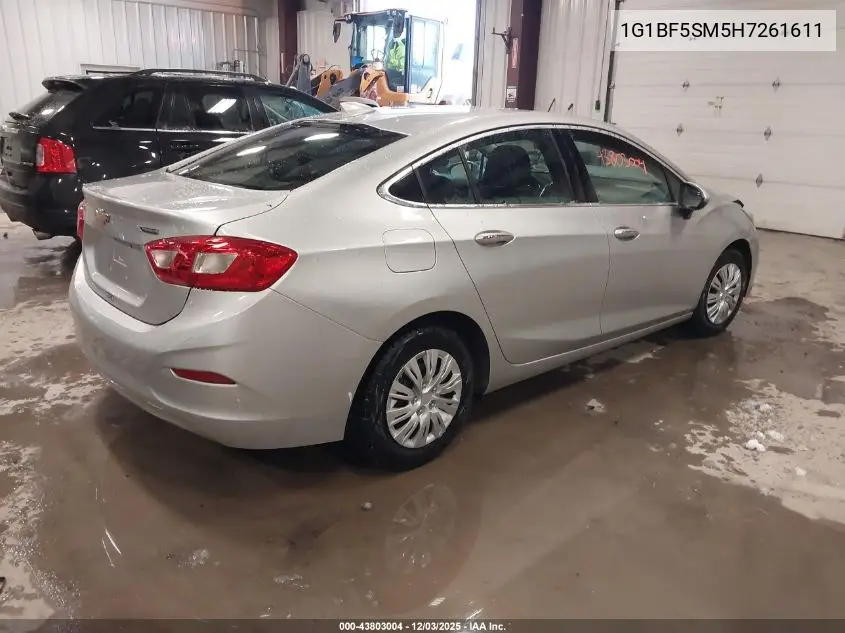 1G1BF5SM5H7261611 2017 Chevrolet Cruze Premier Auto