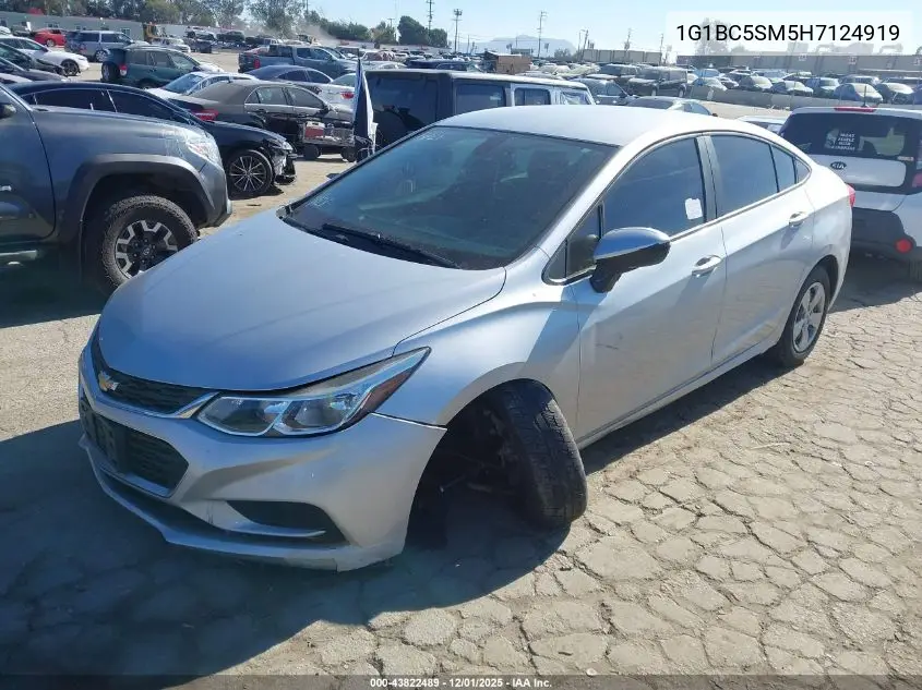 1G1BC5SM5H7124919 2017 Chevrolet Cruze Ls Auto