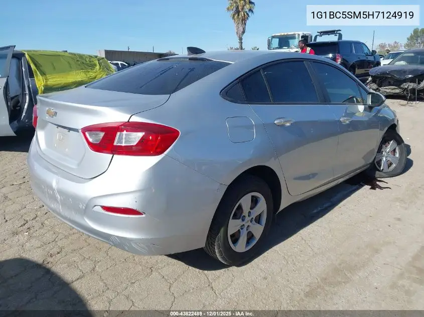 1G1BC5SM5H7124919 2017 Chevrolet Cruze Ls Auto