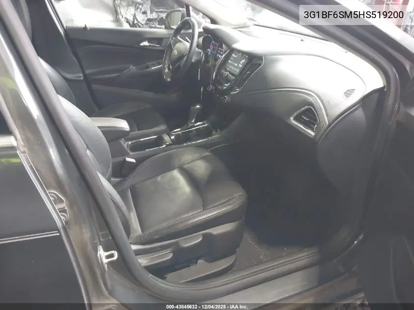 3G1BF6SM5HS519200 2017 Chevrolet Cruze Premier Auto