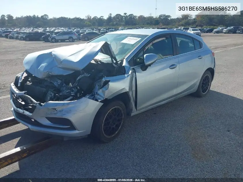 3G1BE6SM5HS586270 2017 Chevrolet Cruze Lt Auto