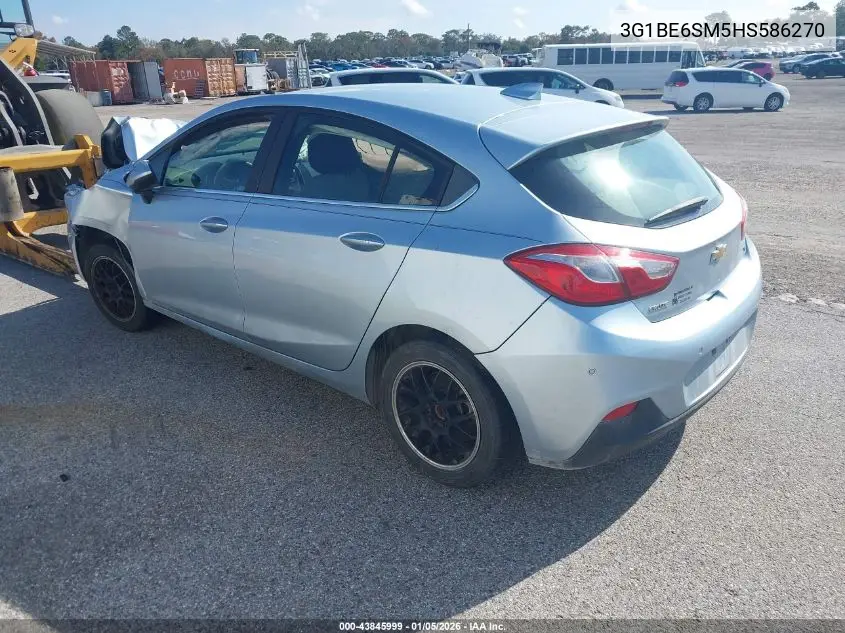 3G1BE6SM5HS586270 2017 Chevrolet Cruze Lt Auto