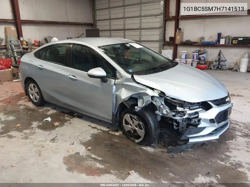 1G1BC5SM7H7141513 2017 Chevrolet Cruze Ls Auto