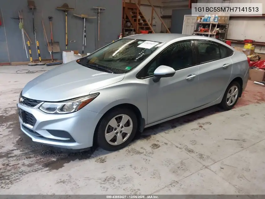 1G1BC5SM7H7141513 2017 Chevrolet Cruze Ls Auto