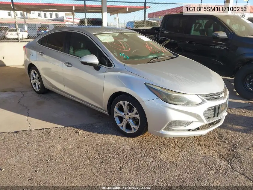 1G1BF5SM1H7100253 2017 Chevrolet Cruze Premier Auto