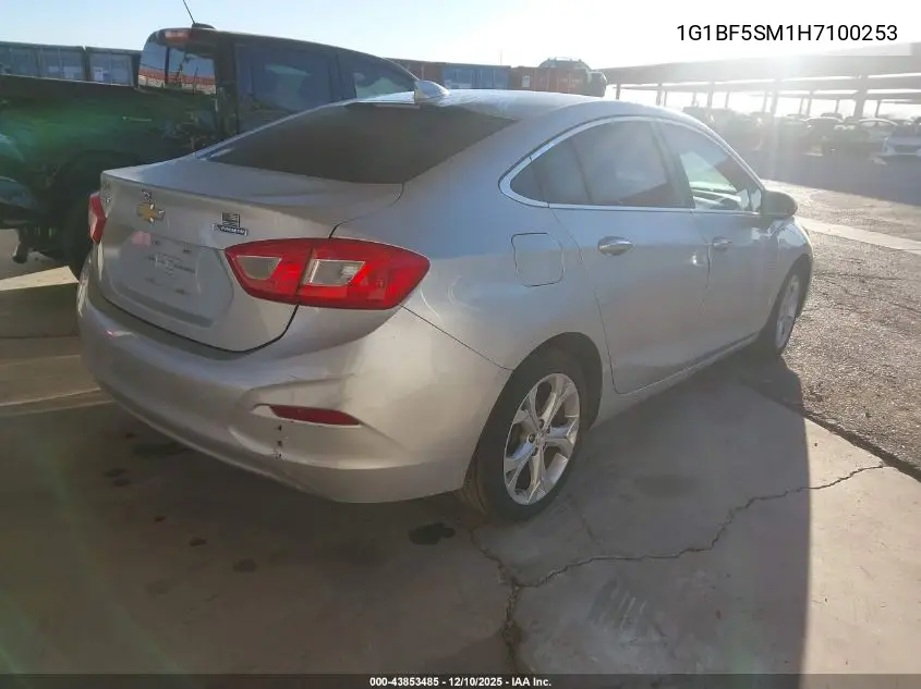 1G1BF5SM1H7100253 2017 Chevrolet Cruze Premier Auto