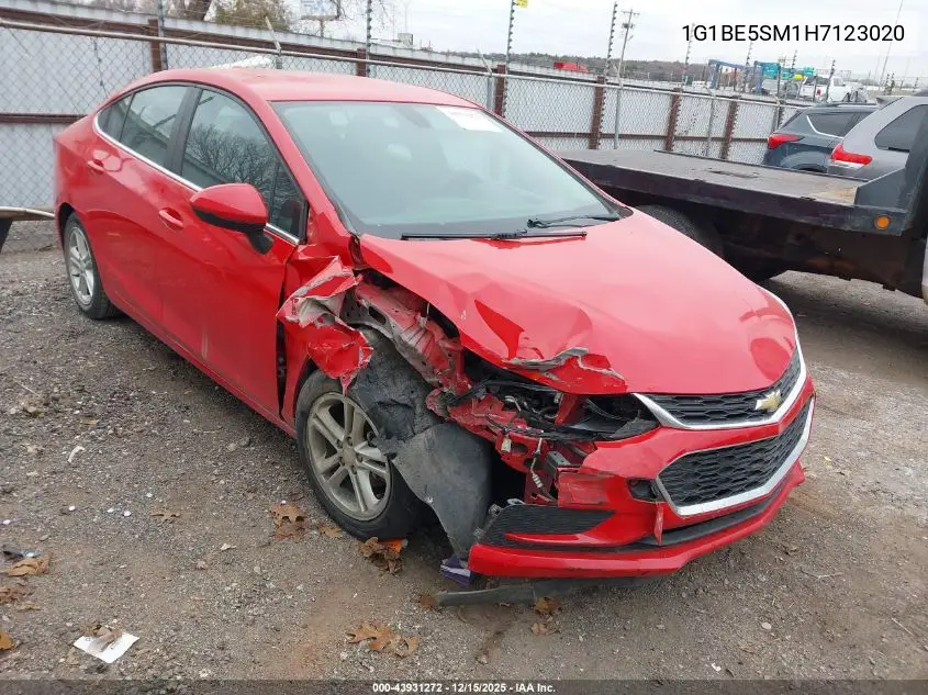 1G1BE5SM1H7123020 2017 Chevrolet Cruze Lt Auto