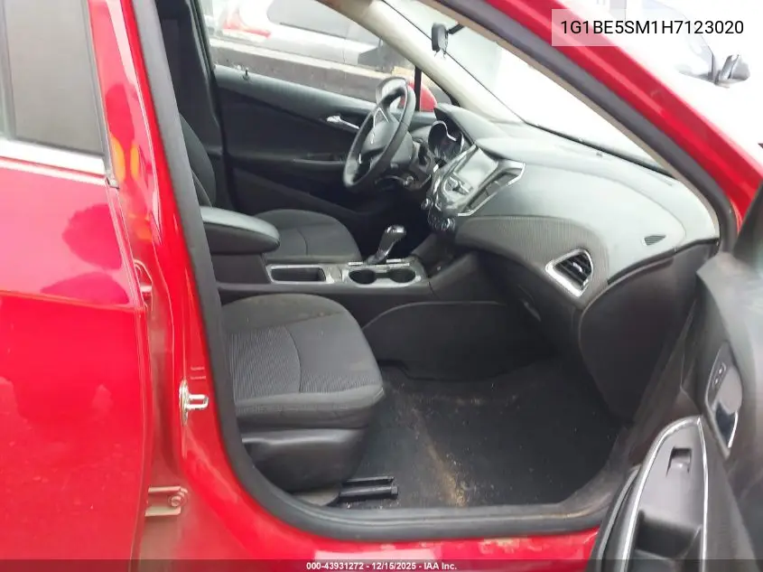 1G1BE5SM1H7123020 2017 Chevrolet Cruze Lt Auto