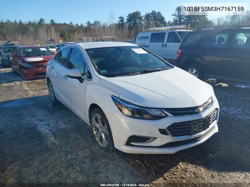1G1BF5SM3H7167159 2017 Chevrolet Cruze Premier Auto